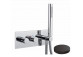 Thermostatic mixer shower Giulini Giovanni Futuro, concealed, 2 wyjścia wody, black mat