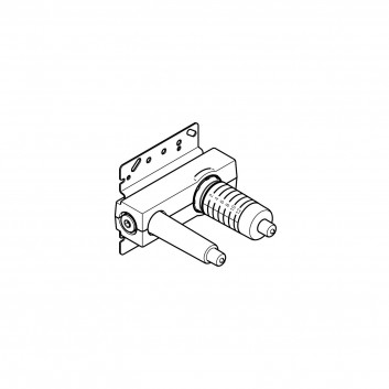 Concealed component Dornbracht dla concealed mixer naściennej, mixer z right strony, single lever