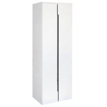 Cabinet tall boczna Oristo Silver, 35cm, left, dwoje door, white shine