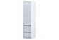 Cabinet tall boczna Oristo Brylant, left, 35cm, jedne door, dwie szuflady, white shine