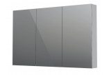 Cabinet górna lustrzana Oristo Neo, 80cm, do akcesoriów, 3 door, profil chrome shine
