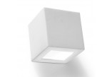 Sconce ceramic Sollux Ligthing Sigma, 42cm, E27 1x60W, white