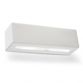 Sconce ceramic Sollux Ligthing Leo, 15cm, E27 1x60W, white