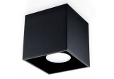 Plafon Sollux Ligthing Quad 1, 10cm, square, GU10 1x40W, black