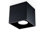 Plafon Sollux Ligthing Orbis 1, 10cm, round, GU10 1x40W, black