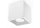 Plafon Sollux Ligthing Quad 1, 10cm, square, GU10 1x40W, white