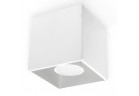 Plafon Sollux Ligthing Quad 1, 10cm, square, GU10 1x40W, white