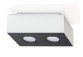 Plafon Sollux Ligthing Mono 1, 14cm, square GU10 1x40W, white/black