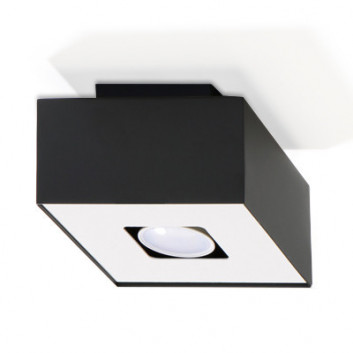 Plafon Sollux Ligthing Mono 1, 14cm, square GU10 1x40W, white