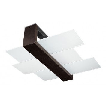 Plafon Sollux Ligthing Mono 4, 24x24cm, square, GU10 4x40W, black