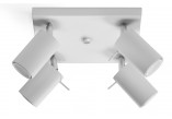 Plafon potrójny Sollux Ligthing Ring 3, 45cm, GU10 3x40W, white