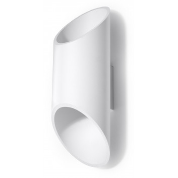 Sconce Sollux Ligthing Penne 20, round, 20cm, GU10 1x40W, white