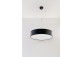 Lampa hanging Sollux Ligthing Arena 35, round, 35cm, E27 2x60W, black