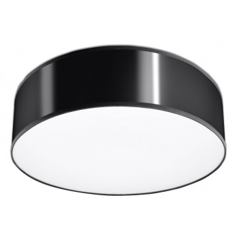 Lampa hanging Sollux Ligthing Arena 35, round, 35cm, E27 2x60W, black