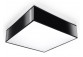 Lampa hanging Sollux Ligthing Horus 45, square, 45cm, E27 2x60W, black