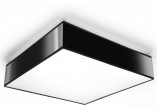 Plafon Sollux Ligthing Horus 35, square, 35cm, E27 2x60W, black