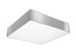 Plafon Sollux Ligthing Horus 25, square, 25cm, E27 1x60W, black