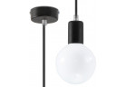 Lampa hanging Sollux Ligthing Edison, 8cm, E27 1x60W, black