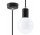 Lampa hanging Sollux Ligthing Edison, 8cm, E27 1x60W, black
