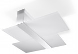 Sconce Sollux Ligthing Massimo, 28cm, G9 2x40W, chrome/white
