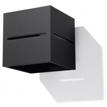 Sconce Sollux Ligthing Loreto, 10x30cm, G9 1x40W, black