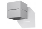 Sconce Sollux Ligthing Lobo, 10cm, square, G9 1x40W, szary