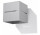 Sconce Sollux Ligthing Lobo, 10cm, square, G9 1x40W, szary