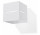 Sconce Sollux Ligthing Lobo, 10cm, square, G9 1x40W, white