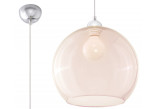Lampa hanging Sollux Ligthing Ball, 30cm, E27 1x60W, transparentna