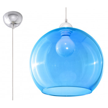 Lampa hanging Sollux Ligthing Ball, 30cm, E27 1x60W, grafit