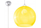 Lampa hanging Sollux Ligthing Ball, 30cm, E27 1x60W, yellow