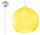 Lampa hanging Sollux Ligthing Ball, 30cm, E27 1x60W, yellow
