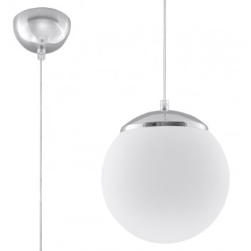 Lampa hanging Sollux Ligthing Ball, 30cm, E27 1x60W, white