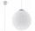 Lampa hanging Sollux Ligthing Ugo 30, 30cm, E27 1x60W, white