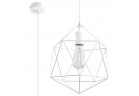 Lampa hanging Sollux Ligthing Gaspere, 25cm, E27 1x60W, white