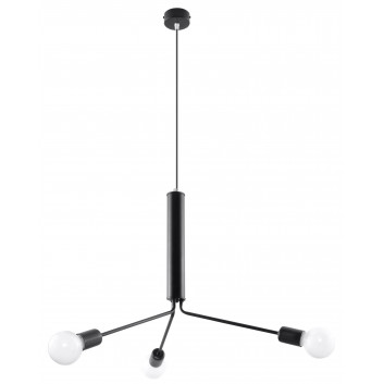 Żyrandol Sollux Ligthing Duomo 3M, 25cm, E27 3x60W, black