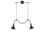 Lampa hanging Sollux Ligthing Mare 1, 25cm, E27 1x60W, black