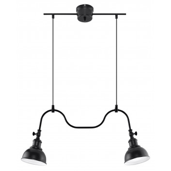 Lampa hanging Sollux Ligthing Mare 1, 25cm, E27 1x60W, black