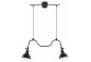 Lampa hanging Sollux Ligthing Mare 1, 25cm, E27 1x60W, black