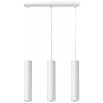 Lampa hanging Sollux Ligthing Lagos 2, 30cm, GU10 2x40W, white