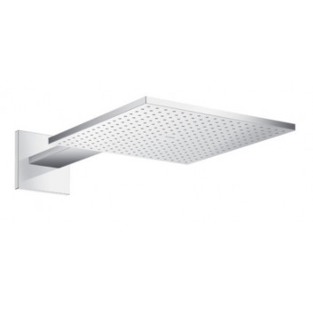 Overhead shower Axor ShowerSolutions 300 1jet, square, 300x300mm, 1 strumień, arm wall-mounted 450mm, chrome
