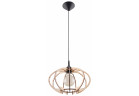 Lampa hanging Sollux Ligthing Mandarino, 35cm, E27 1x60W, drewno naturalne