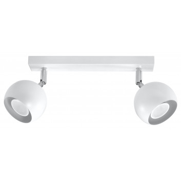 Sconce Sollux Ligthing Oculare, 10x15cm, 1xGU10 LED 6W, white