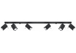 Plafon Sollux Ligthing Merida 6L, 8x120cm, 6xGU10 LED 6W, black