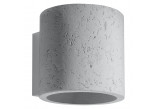 Sconce Sollux Ligthing Orbis, 12cm, beton, round, 1xG9 LED 4,5W, szary