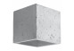 Sconce Sollux Ligthing Orbis, 12cm, beton, round, 1xG9 LED 4,5W, szary