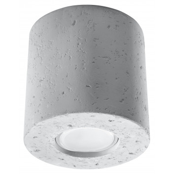 Sconce Sollux Ligthing Orbis, 12cm, beton, round, 1xG9 LED 4,5W, szary