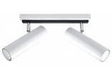 Plafon Sollux Ligthing Direzione 2, 30cm, 2xGU10 LED 6W, white