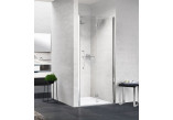 Door shower Novellini Young 2.0 1BS, 94-98cm, right, folding, transparent glass, profil chrome