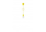 Lampa hanging Sollux Ligthing Diego 1, 9cm, 1xE27 60W, yellow